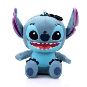Disney Stitch Mini Bluetooth Plush Speaker with Keychain Bitty Boomers NEW